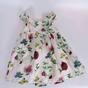 Old Navy HTF Floral Dress with Flutter Sleeves 12-18M Baby‎ Toddler Flowers